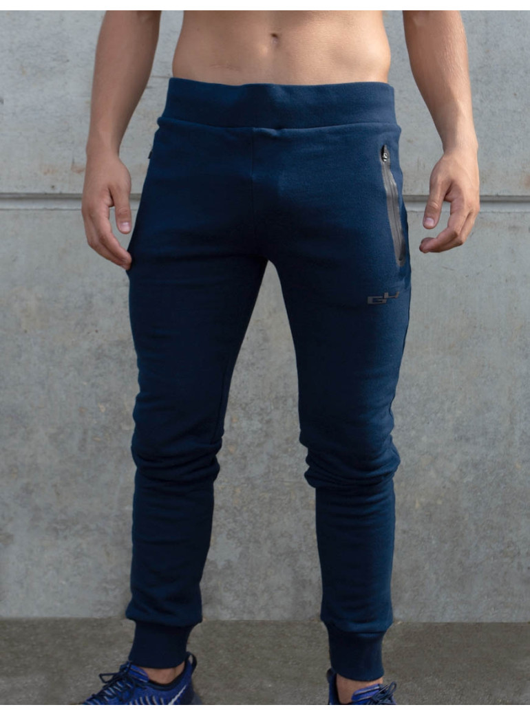 dark blue jogging pants