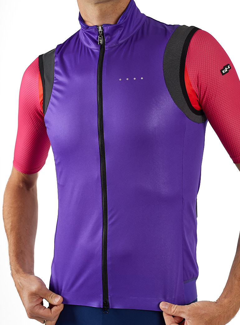 Cycling windreaker purple