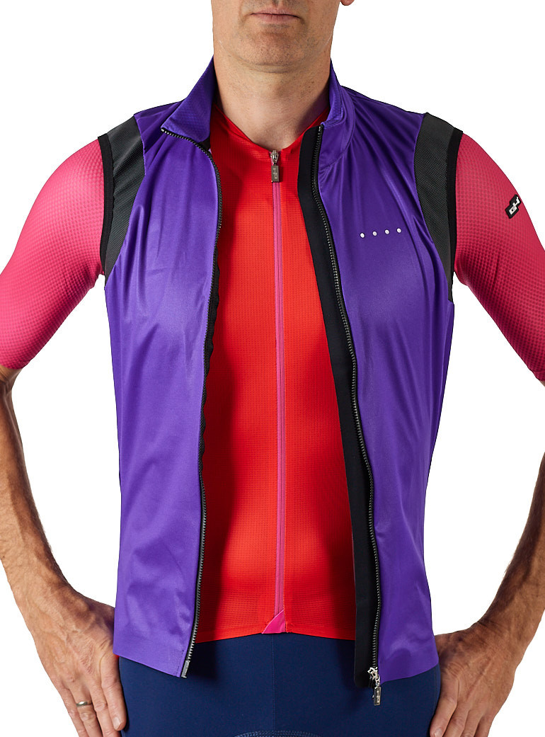 Cycling windreaker purple