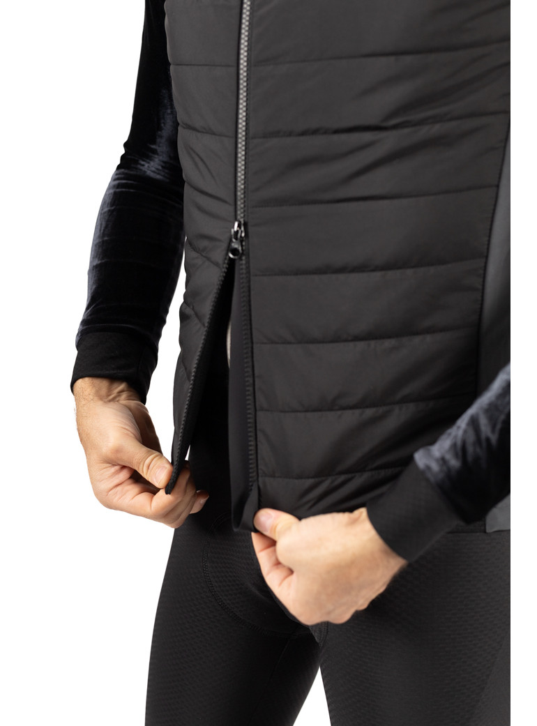 Gilet doudoune hiver vélo