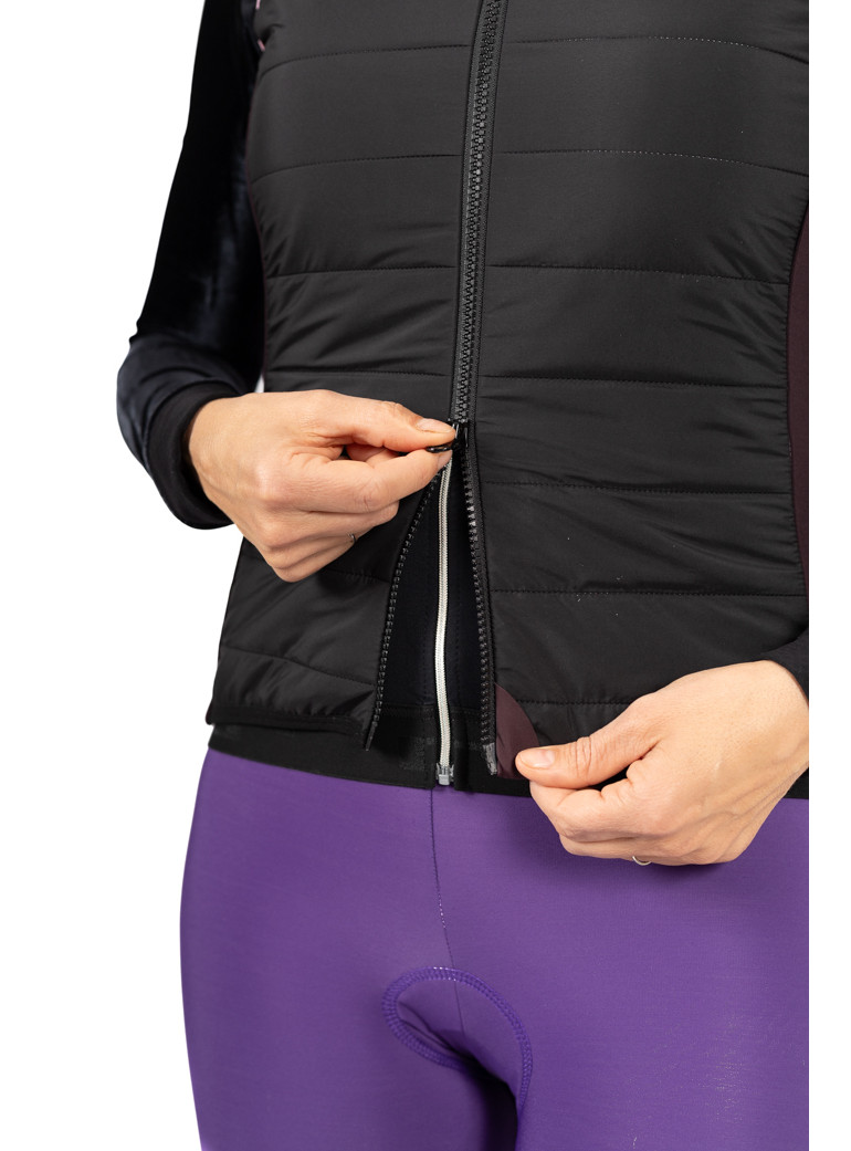 WOMEN'S WINTER CYCLING PADDED VEST