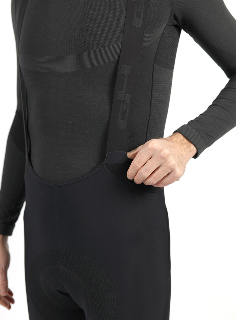 warm Gravel cycling bib tights