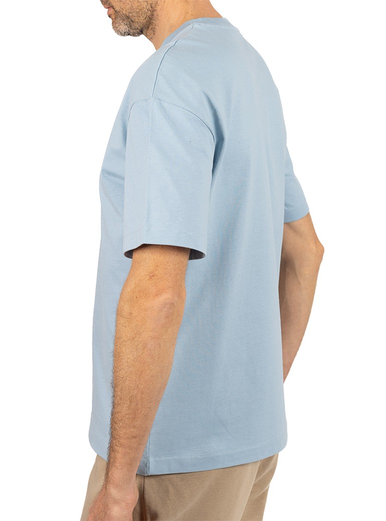 t-shirt oversize bleu homme