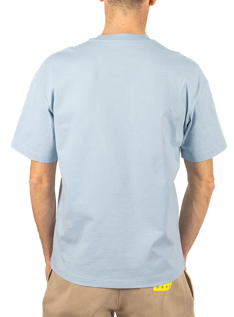 t-shirt oversize bleu homme