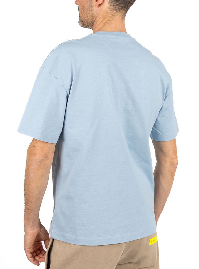 t-shirt oversize bleu homme