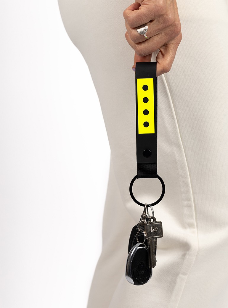 black chic key holder