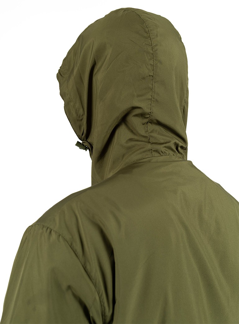 waterproof khaki windbreaker for men