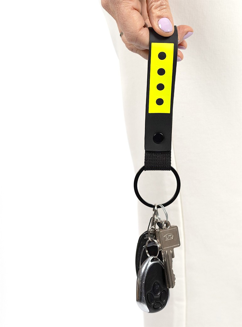 black chic key holder