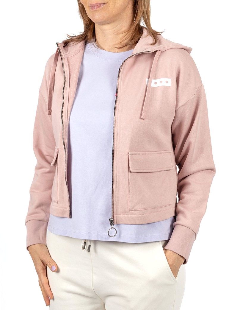 veste jogging femme rose