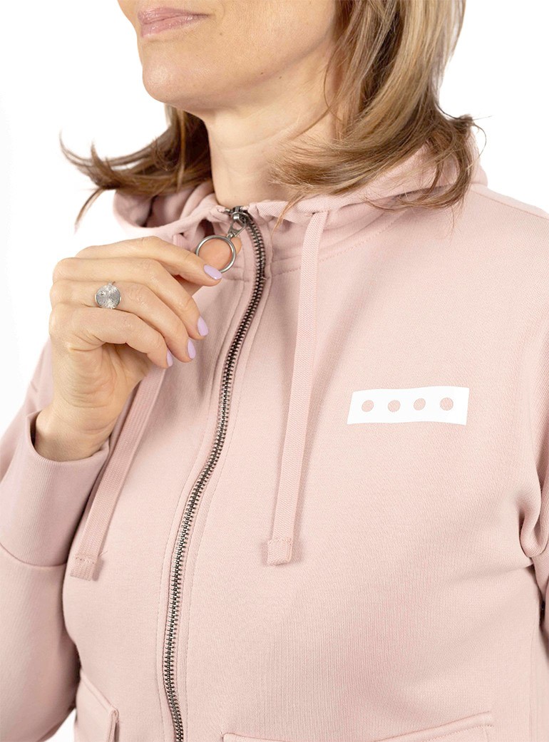 veste jogging femme rose