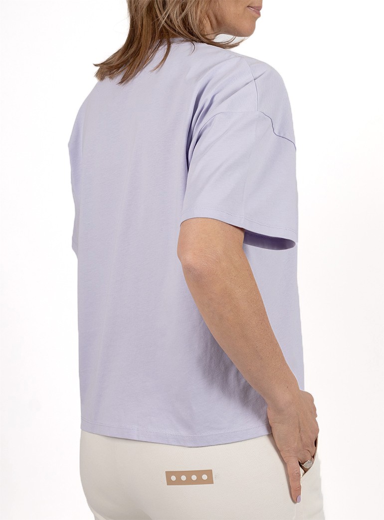 t-shirt oversize femme violet