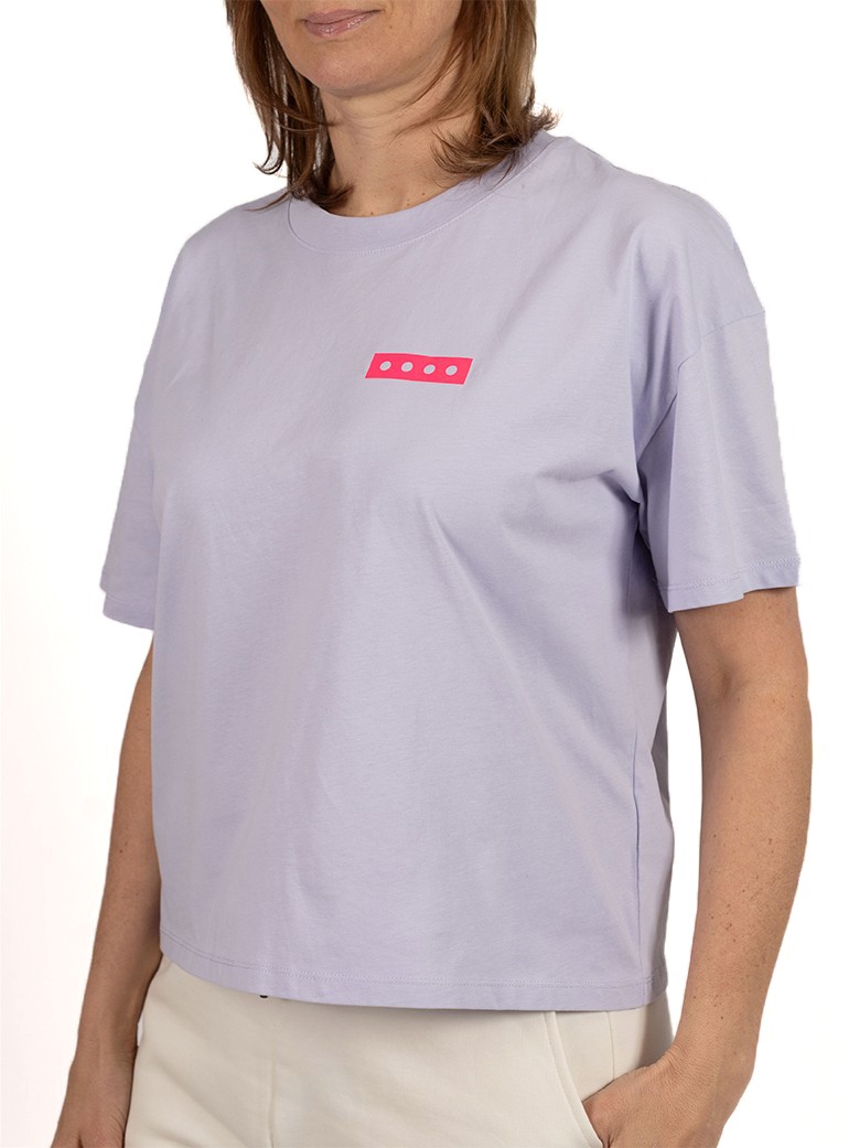 oversize purple women t-shirt