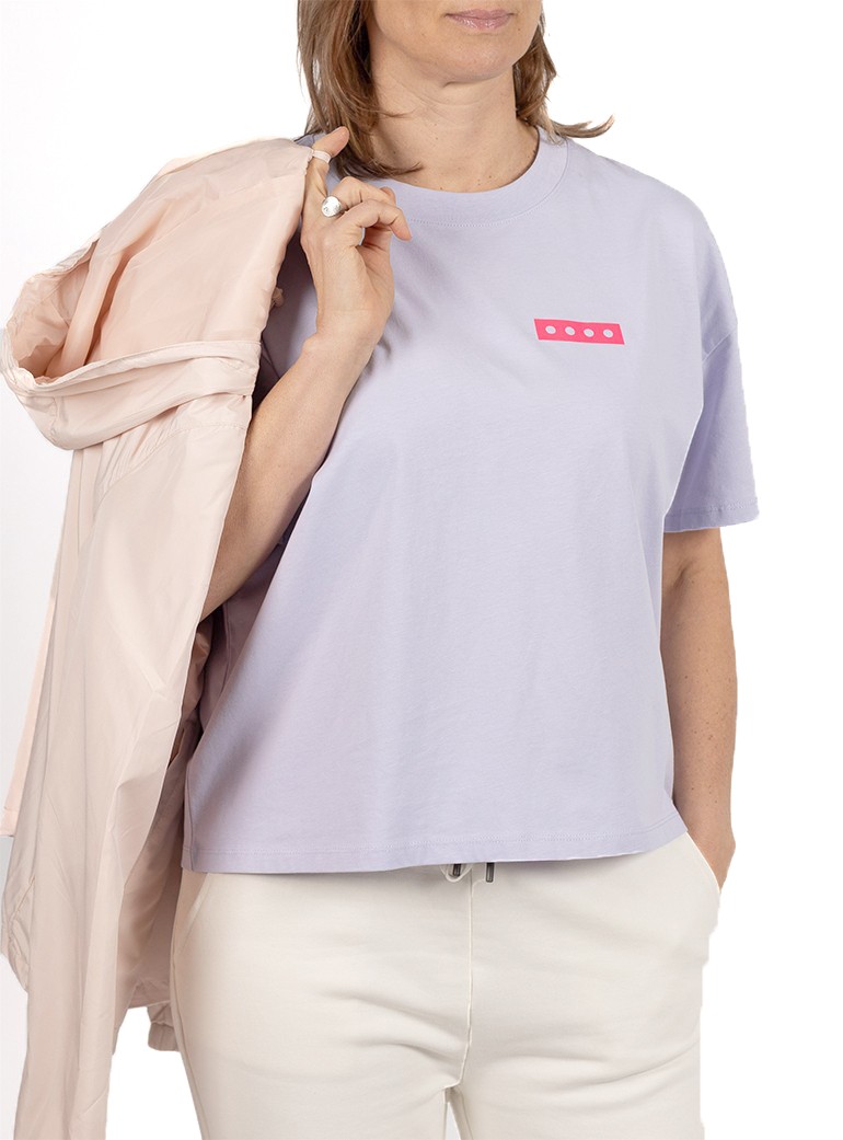 t-shirt oversize femme violet