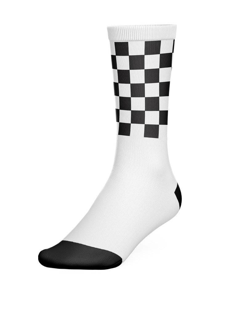 CHECKER CYCLING SOCKS