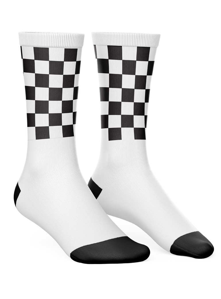 CHECKER CYCLING SOCKS