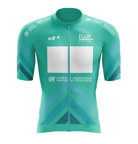 Maillot vert sprinter officiel du tour des alpes maritimes